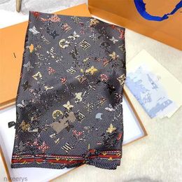 Créateur célèbre MS Xin Design Gift Scarf 100% Silk Taille 180x90cm Livraison gratuite 2022 V7Y3