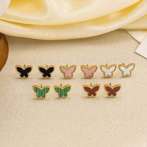 Beroemde ontwerpers Design VanLical Delicate oorbellen voor zowel mannen als vrouwen vlinder vrouwelijk modieus met gewone Vanly