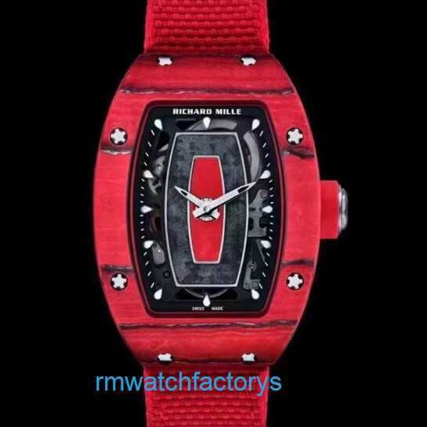 Célèbre montre fantaisie RM montre-bracelet Rm07-01 rouge Ntpt marque édition limitée 50 montres pour femmes et hommes