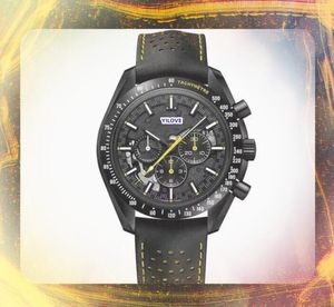 Célèbres montres fonctionnelles complète chronomètre pour hommes tous cadrans travail quartz chronographe horloge en cuir en cuir en nylon