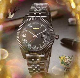 Amoureux célèbres luxe numéro romain cadran hommes montres femmes Quartz batterie mouvement or argent loisirs horloge en acier inoxydable Bracelet montre-Bracelet relogio masculino