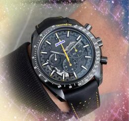 Beroemde luxe heren horloges stopwatch hoogwaardige sportbewoner klok volledige functionele mode jurk kwarts batterijbeweging timing armband polshorloge cadeaus