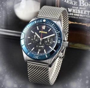 Célèbre luxe hommes montres chronomètre haute qualité sport hommes horloge en acier inoxydable bracelet en argent mode robe quartz automatique date chaîne bracelet montres