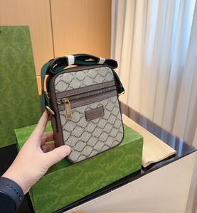 beroemde luxe ontwerpers Heren Messenger Bags Retro Bag schoudertas leren crossbody Tassen merk pochette Meerdere vakken