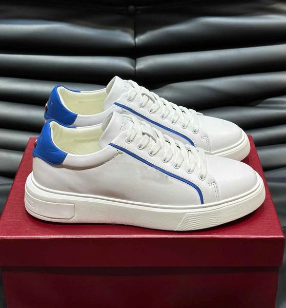 Hommes célèbres B-Court Trainers Chaussures en cuir lisse blanc noir marine Chunner coureur sport en caoutchouc extérieur robe de fête de fête