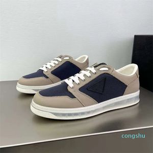 Hombres famosos Zapatos casuales Moda CENTRO DE LA CIUDAD Zapatillas de deporte de resina de ónix transparente Italia Clásico Low Top Grid Diseñador de cuero Transpirable Fantasía Zapatos deportivos Caja EU 38-