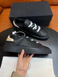 Célèbre Original B-skate Hommes Baskets Chaussures Casual Appartements Blanc Noir En Cuir Robe De Soirée Planche À Roulettes Marche EU38-45 Boîte D'origine