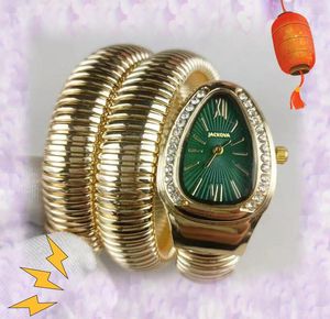 Célèbre forme ovale diamants bague montres femmes mouvement à Quartz horloge pleine bande en acier inoxydable verre saphir abeille serpent Bracelet montre-bracelet Relojes hombre