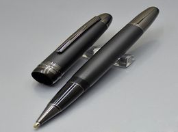 Famosa penna a sfera nera opaca Gift Pen White Classique penne da ufficio con numero di serie2097160