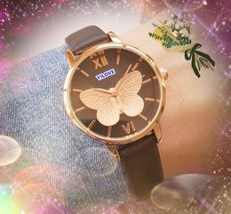 Célèbre petit cadran amoureux montre de luxe mode femmes horloge mouvement à quartz bracelet en cuir or rose argent ultra mince 3D abeille squelette bracelet montre-bracelet cadeaux