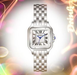 Famosos relojes de diseñador romanos de squar, relojes de pulsera de cristal de moda de lujo para mujer, reloj de pulsera elegante de cuarzo súper elegante de acero inoxidable 206w