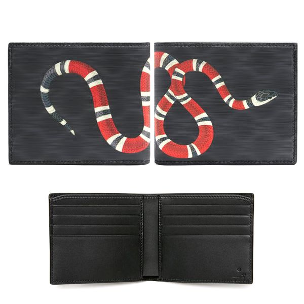 Célèbre tigre porte-monnaie porte-cartes couverture fente intérieure porte-clés imprimé dessin animé mode designer de luxe porte-sacs à main en cuir véritable hommes femmes portefeuille embrayage