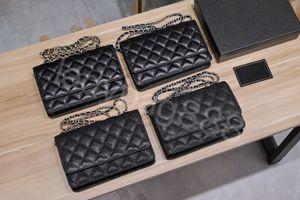 Célèbre top designer Cc portefeuille porte-carte classique caviar portefeuille en peau de mouton