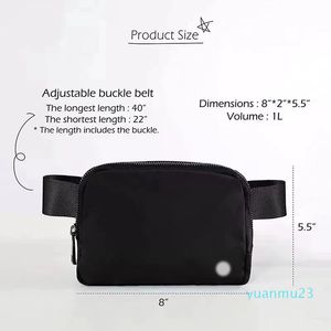 Célèbre taille sacs chauds designer de luxe sport lu partout ceinture sac banane bum poitrine sac de yoga Teedy brossé banane femmes hommes