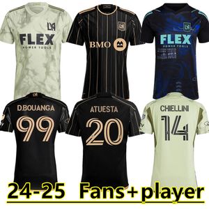 Fan- en spelerversie 24 25 LAFC-voetbalshirts 2024 2025 VELA CHIELLINI ACOSTA D.BOUANGA KAYE ROSSI Los Angeles FC Voetbalshirts kindertenue C.OLIVERA 888888