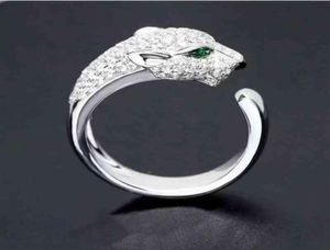 Les bingbing de ventilateur peuvent ajuster l'anneau de la bague Panther et la main de diamant avec une personnalité à la mode 188T1019277