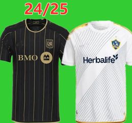 Version Fan Player 2024 Maillots de football LAFC 24 25 VELA CHIELLINI ACOSTA D.BOUANGA KAYE ROSSI Los Angeles FC LA GALAXY CHICHARITO VELA Chemises de football hommes enfants 3XL 4XL 99