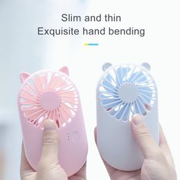 Fan Portable Mini Gift USB Gadget Oplaadbare handheld fan in Outdoors Electric Fans