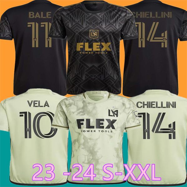 Fan Version 23 24 maillots de football LAFC 2023 2024 VELA CHIELLINI ACOSTA D.BOUANGA KAYE ROSSI Los Angeles FC Football Jersey