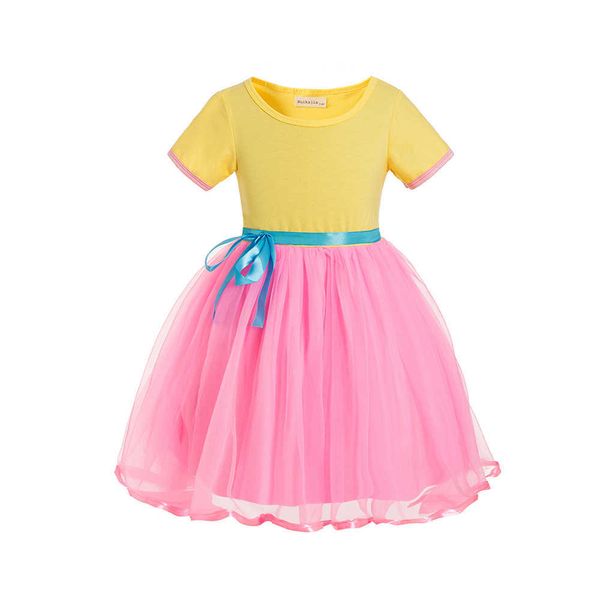Disfraz de fantasía para niñas Nancy Dress Jasmine Girls Disfraz Disfraz de Halloween para niñas pequeñas Q0716
