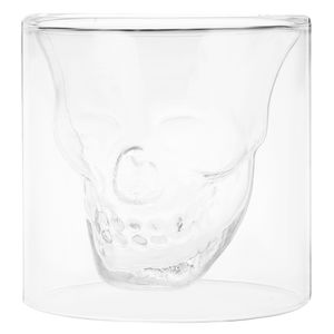 Fancy Crystal Skull transparante glazen beker wanneer je het vult met je favoriete drankje, je ziet het wonder