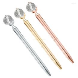 Bolígrafo de Metal elegante, punta para escribir suavemente, separar para rellenar, novedad, regalo de cumpleaños de Navidad para niño, niña, adulto, 63HD