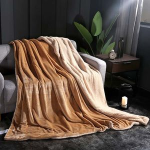 Fanghua Houd Warm Lamb Cashmere Dekbedden Verdikking Flanel Winter Trooster / Quilt Katoen Cover King Queen Twin Full Size