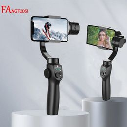 FANGTUOSI F10 3 axes pliable Smartphone portable cardan téléphone portable enregistrement vidéo Vlog stabilisateur 14 240111