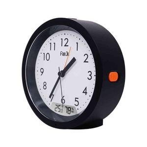 FanJu FJ5132 Reloj despertador LED Movimiento digital Temperatura Humedad Retroiluminación automática Escritorio Mesa Dormitorio Relojes electrónicos 211112