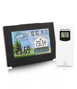 Fanju Weather Station Touchscreen draadloze binnen buitentemperatuur vochtigheid meter digitale wekker 13 Sensor 40 Tools 2105513759