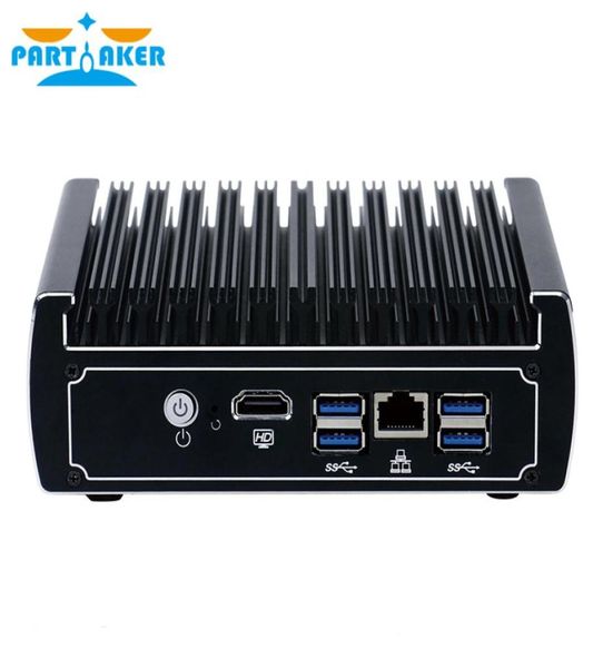 Firewall de hardware sin ventilador Partaker i7 Pfsense Mini PC Kaby Lake Celeron 3865U con 6RJ45 1000m LAN 4 USB 304141682
