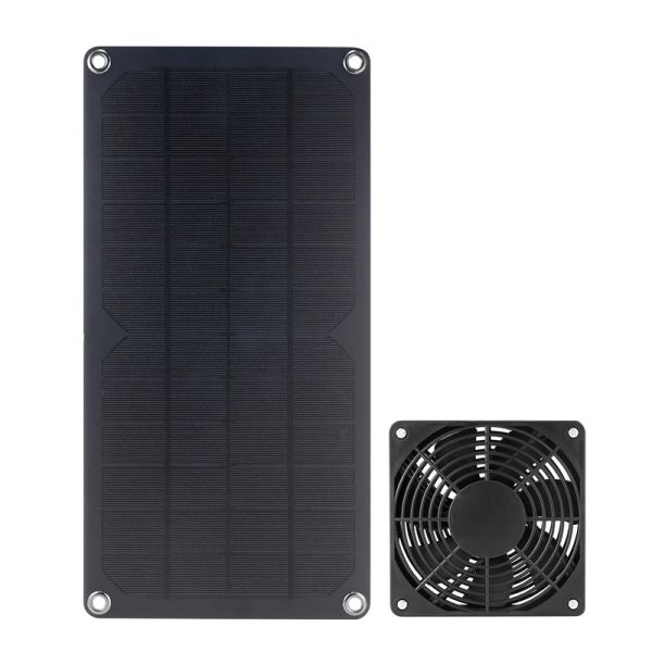 Ventilateurs 10W à énergie solaire 3W Mini ventilateur d'échappement portable