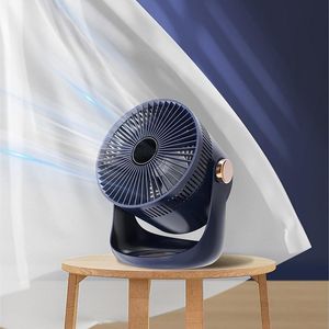 Ventilateurs 120 degrés réglable ventilateur électrique Table USB Charge Circulation d'air ventilateur Portable 2400mAh batterie ventilateur de refroidissement ventilateur mural