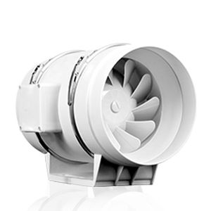 Ventilateurs de 4 pouces ventilateur d'extracteur à faible bruit à bas bruit en ligne ventilateur d'échappement de soufflerie hydroponique pour la salle de bain de la salle de bain