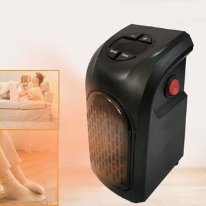 Ventiladores 400W Calentador eléctrico de pared Soplador Termostato ajustable Ventilador doméstico portátil Calentador Estufa de calefacción Máquina calentadora para invierno