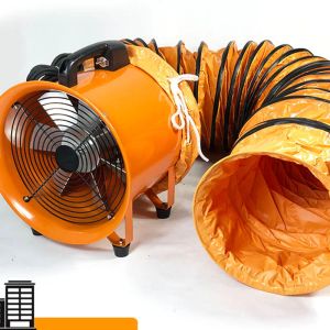 Fans 8inch 10inch Axiale Stroomventilator 220v Luchtuitwisseling en ontlasting Draagbare Highspeed Highpower Blower Sterke Kanaalventilator