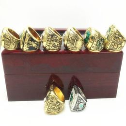 Fans'Collection 1968-2008 Championship Rings Celtics Wolrd Champions Basketball Team Championship Ring Sport Souvenir Fan Pro284Q