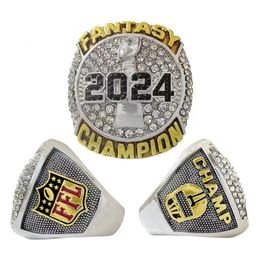Fans'collection 2024 Fantasy Football Ring Champions Team Championship Sport Souveniture Fan Promotion Gift Wholesale