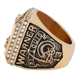 Fans'Collection LA 1999 Rams s Wolrd Champions Team Championship Ring Sport souvenir Fan Promotie Cadeau Whole214o