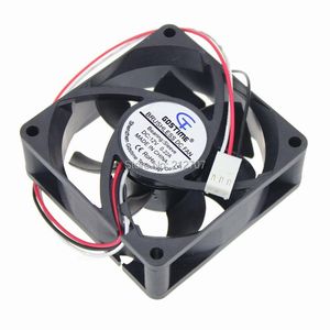 Fans Koelingen 10 stks/Lot Plastic borstelloze DC -koelventilator 70 mm 70x70x25mm 12V 3pin 7cm 7025Fans