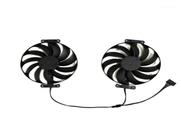 Ventilateurs de refroidissement, 2 pièces, GPU 95mm T129215SU 12V 050A RTX3070 RTX3060Ti pour ASUS RTX 3070 3060 Ti DUAL OC, carte graphique Fan7254457