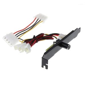 Enfriamiento de ventiladores 4 canales 4pin PC enfriador enfriamiento Velocidad del ventilador Soporte pci PCI 12V Back Slot Sproket1