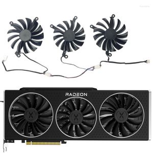 Fans & Coolings CF1015U12D 87MM CF9015U12D Video Card Fan For XFX Speedster MERC 319 AMD Radeon RX 6800 6900XT 6800XT GPU Cooling FanFans