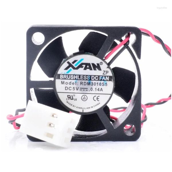 Fans Refrigeraciones Computadora Original Rdm3010S 3 cm 3010 30 mm Ventilador 30x30x10 mm 5V 0.14A Gran volumen de aire Miniatura Pequeña gota de enfriamiento Entrega Otntx