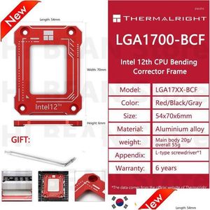 Ventilateurs Refroidissements Ventilateurs Refroidissements Thermalright Intel 12Th Cpu Bending Corrector Frame Protector Lga1700/1800 Buckle Fix Substitut Cnc Alu Dhang