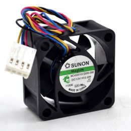 Fans Koelingen voor Sunon Original MC40201V2-Q000-S99 4020 40mm 12V 0.9W 4 Draad PWM Koelventilator 40 20 mmfans