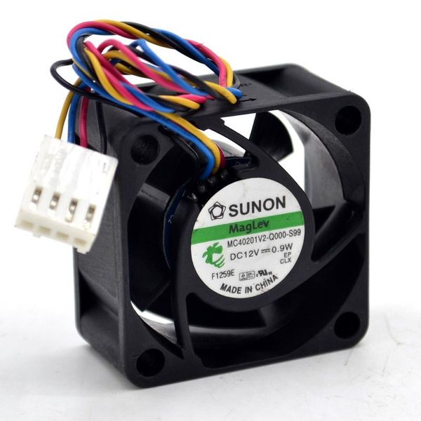 Ventilateurs de refroidissement pour SUNON Original MC40201V2-Q000-S99 4020 40mm 12V 0.9W 4 fils PWM ventilateur de refroidissement 40 20mm