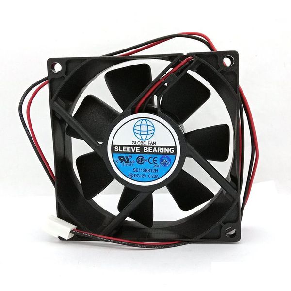 Fans Refrigeraciones Nuevo original Globe Fan S01138812H Dc12V 0.23A S01138812M 80X80X25Mm Computadora Enfriamiento Drop Delivery Computadoras Redes Dhd1I