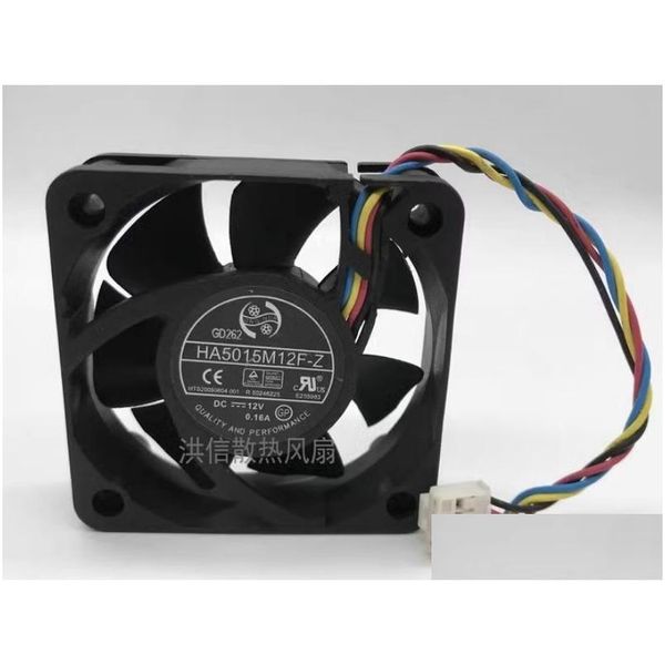 Ventilateurs de refroidissement original HUA HA5015M12F-Z DC12V 0.16A VOINE O Silent Refracte Fan Drop Livraison Ordinateurs Compostives d'ordinateur