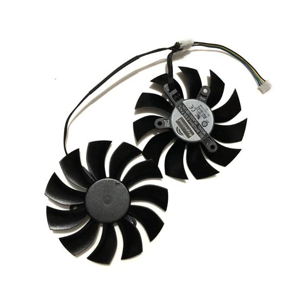 Ventilateurs refroidissement pièces/ensemble 4Pin 85mm diamètre 0.55A GTX 970/750Ti GPU refroidisseur de carte graphique pour EVGA GTX970 GTX750TI ventilateurs de refroidissement vidéo